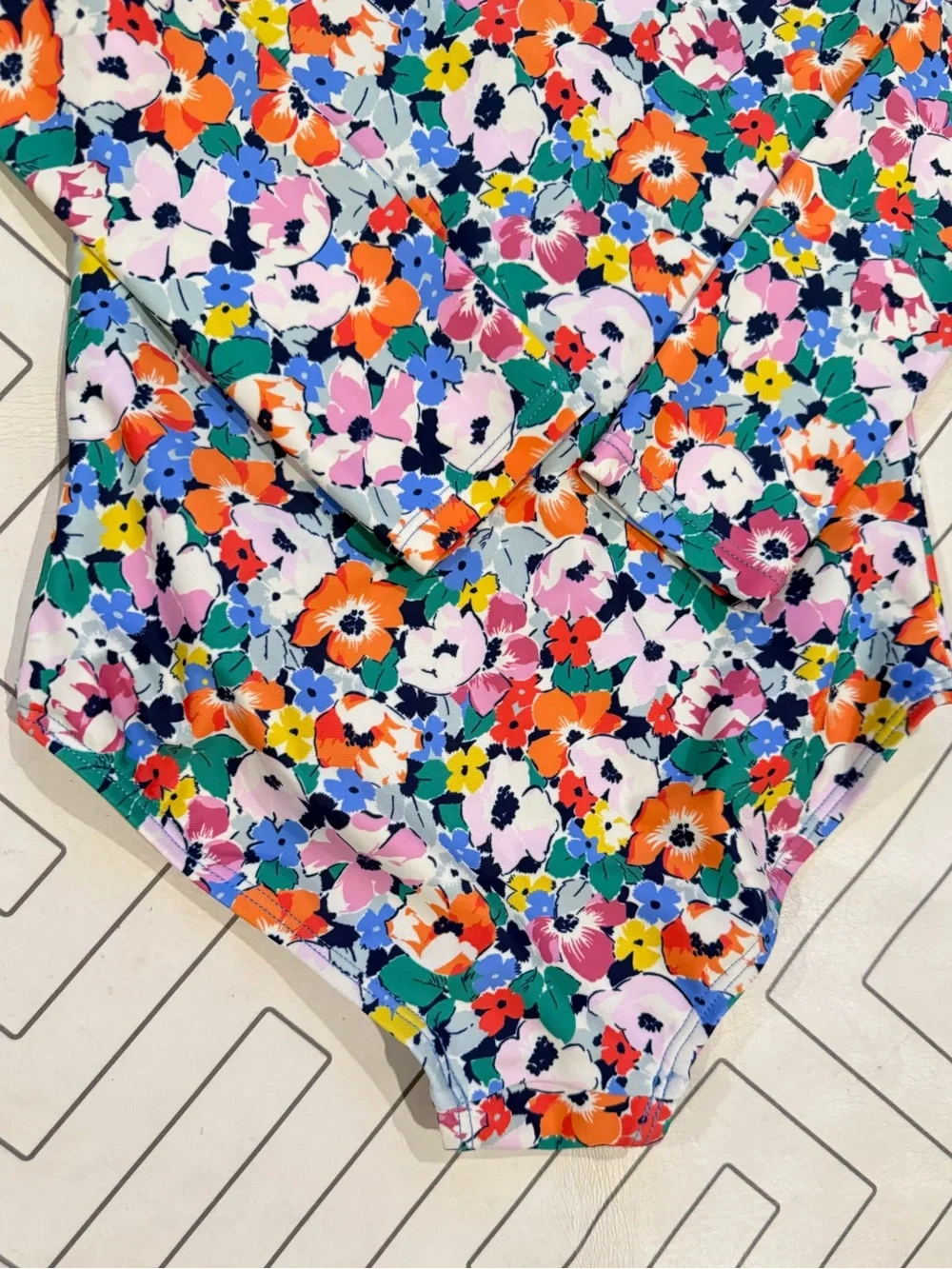 GAP Floral Longsleeve Swimsuit